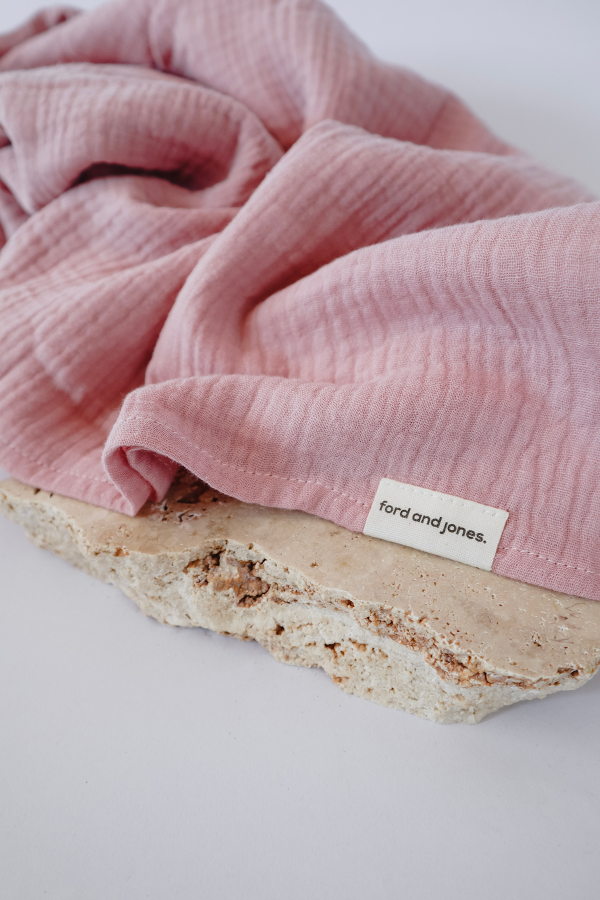 Dusty Rose Organic Swaddle