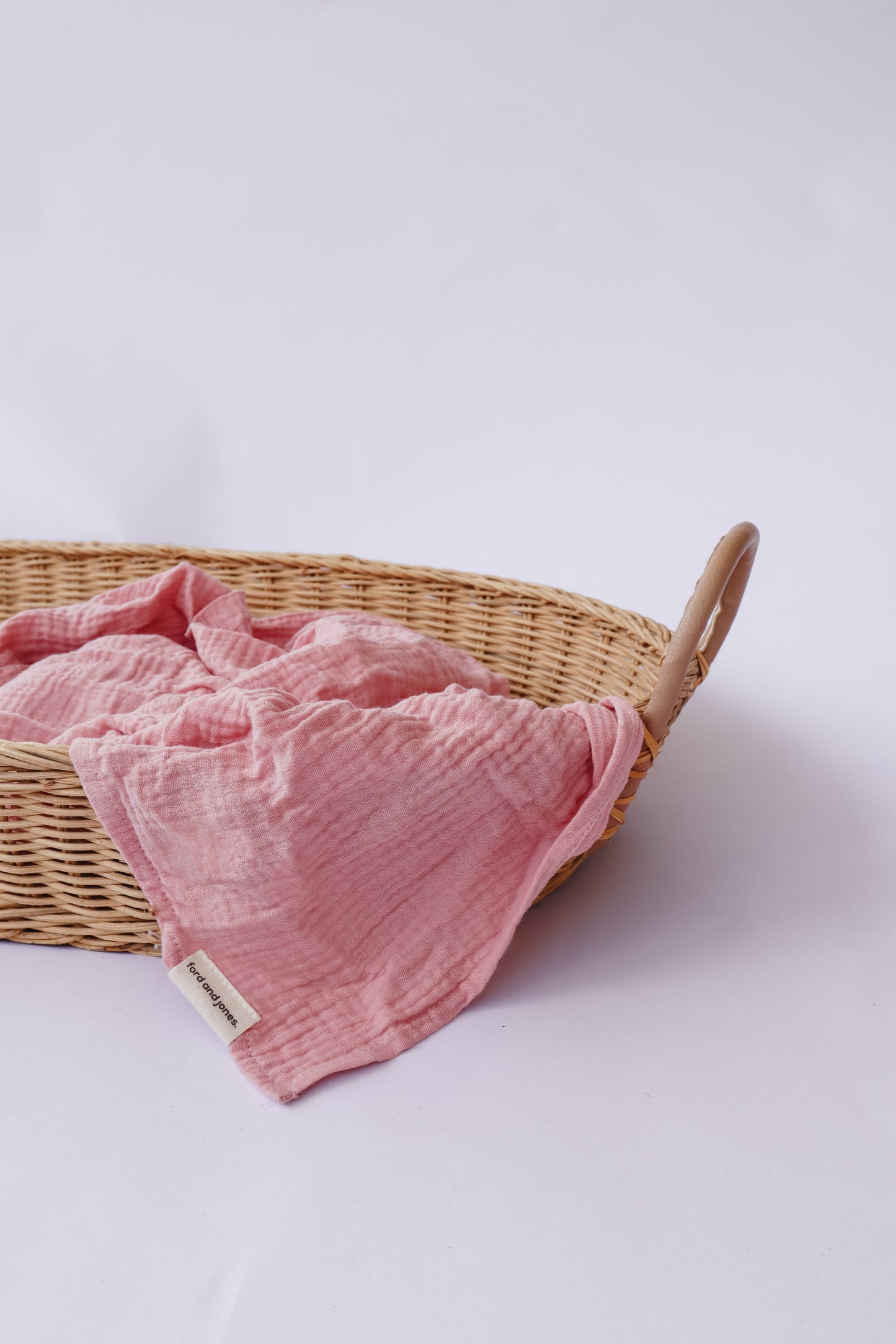 Dusty Rose Organic Swaddle